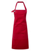 Artisan Collection by Reprime Unisex "Calibre" Heavy Cotton Canvas Pocket Apron RED OFFront