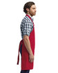 Artisan Collection by Reprime Unisex "Calibre" Heavy Cotton Canvas Pocket Apron RED ModelSide