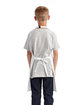 Artisan Collection by Reprime Youth Recycled Apron WHITE ModelBack