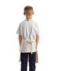 Artisan Collection by Reprime Youth Recycled Apron NATURAL ModelBack