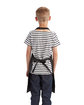 Artisan Collection by Reprime Youth Recycled Apron BLACK ModelBack