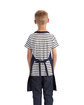 Artisan Collection by Reprime Youth Recycled Apron NAVY ModelBack