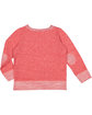 Rabbit Skins Toddler Harborside Melange French Terry Crewneck with Elbow Patches  ModelBack