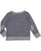 Rabbit Skins Toddler Harborside Melange French Terry Crewneck with Elbow Patches NAVY MELANGE ModelBack