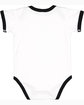 Rabbit Skins Infant Baby Rib Bow Tie Bodysuit  ModelBack