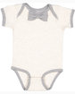 Rabbit Skins Infant Baby Rib Bow Tie Bodysuit  