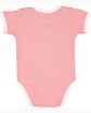 Rabbit Skins Infant Baby Rib Bow Tie Bodysuit MAUVELOUS/ BLRNA ModelBack