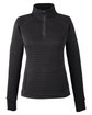 Spyder Ladies' Capture Quarter-Zip Fleece BLACK OFFront