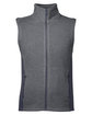 Spyder Men's Pursuit Vest BLACK HTHR/ POL OFFront