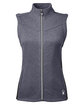 Spyder Ladies' Pursuit Vest FRONTR HTHR/ BLK OFFront