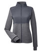 Spyder Ladies' Pursuit Jacket BLACK HTHR/ POL OFFront