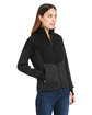 Spyder Ladies' Passage Sweater Jacket BLACK POWDR/ BLK ModelQrt