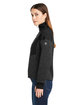 Spyder Ladies' Passage Sweater Jacket BLACK POWDR/ BLK ModelSide