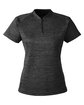 Spyder Ladies' Mission Blade Collar Polo BLACK JASPE OFFront