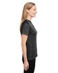 Spyder Ladies' Mission Blade Collar Polo BLACK JASPE ModelSide