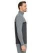 Spyder Men's Spyre Flex Colorblock Quarter-Zip PLR FRST/ BLK FR ModelSide