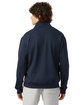 Champion Unisex Powerblend Quarter-Zip Pullover NAVY ModelBack