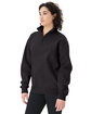 Champion Unisex Powerblend Quarter-Zip Pullover BLACK ModelQrt