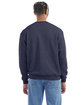 Champion Adult Powerblend Crewneck Sweatshirt NAVY HEATHER ModelBack