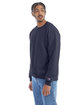 Champion Adult Powerblend Crewneck Sweatshirt NAVY HEATHER ModelQrt