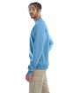 Champion Adult Powerblend Crewneck Sweatshirt BLUE LAGOON ModelSide