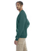 Champion Adult Powerblend Crewneck Sweatshirt EMERALD GREEN ModelSide