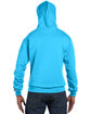 Champion Adult Powerblend Pullover Hooded Sweatshirt BLUE LAGOON ModelBack