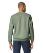 Gildan Adult Softstyle Fleece Crew Sweatshirt SAGE ModelBack