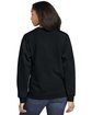 Gildan Adult Softstyle Fleece Crew Sweatshirt BLACK ModelBack