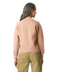 Gildan Adult Softstyle Fleece Crew Sweatshirt DUSTY ROSE ModelBack