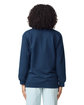 Gildan Unisex Softstyle Midweight Fleece Quarter-Zip Sweatshirt NAVY ModelBack