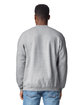 Gildan Unisex Softstyle Midweight Fleece Quarter-Zip Sweatshirt RS SPORT GREY ModelBack