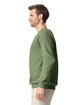 Gildan Unisex Softstyle Midweight Fleece Quarter-Zip Sweatshirt MILITARY GREEN ModelSide