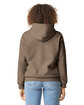 Gildan Adult Softstyle Fleece Pullover Hooded Sweatshirt BROWN SAVANA ModelBack