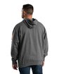 Berne Men's Signature Sleeve Hooded Pullover GRAPHITE ModelBack