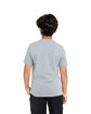 Threadfast Youth Epic Cotton T-Shirt HEATHER GREY ModelBack