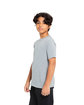 Threadfast Youth Epic Cotton T-Shirt HEATHER GREY ModelQrt