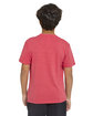 Threadfast Youth Epic CVC T-Shirt HEATHER RED ModelBack