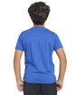 Threadfast Youth Epic CVC T-Shirt HEATHER ROYAL ModelBack