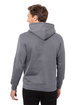 Threadfast Unisex Epic Fleece Pullover Hooded Sweatshirt CHARCOAL ModelBack