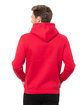 Threadfast Unisex Epic Fleece Pullover Hooded Sweatshirt RED ModelBack