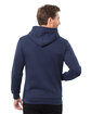 Threadfast Unisex Epic Fleece Pullover Hooded Sweatshirt NAVY ModelBack