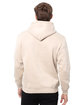 Threadfast Unisex Epic Fleece Pullover Hooded Sweatshirt SAND ModelBack