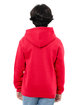 Threadfast Epic Youth Fleece Pullover Hooded Sweatshirt RED ModelBack