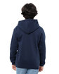 Threadfast Epic Youth Fleece Pullover Hooded Sweatshirt NAVY ModelBack