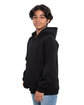 Threadfast Epic Youth Fleece Pullover Hooded Sweatshirt BLACK ModelQrt