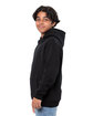 Threadfast Epic Youth Fleece Pullover Hooded Sweatshirt BLACK ModelSide