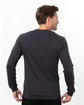 Threadfast Epic Unisex Long-Sleeve T-Shirt CHARCOAL ModelBack