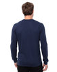 Threadfast Epic Unisex Long-Sleeve T-Shirt NAVY ModelBack