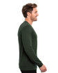 Threadfast Epic Unisex Long-Sleeve T-Shirt FOREST GREEN ModelSide